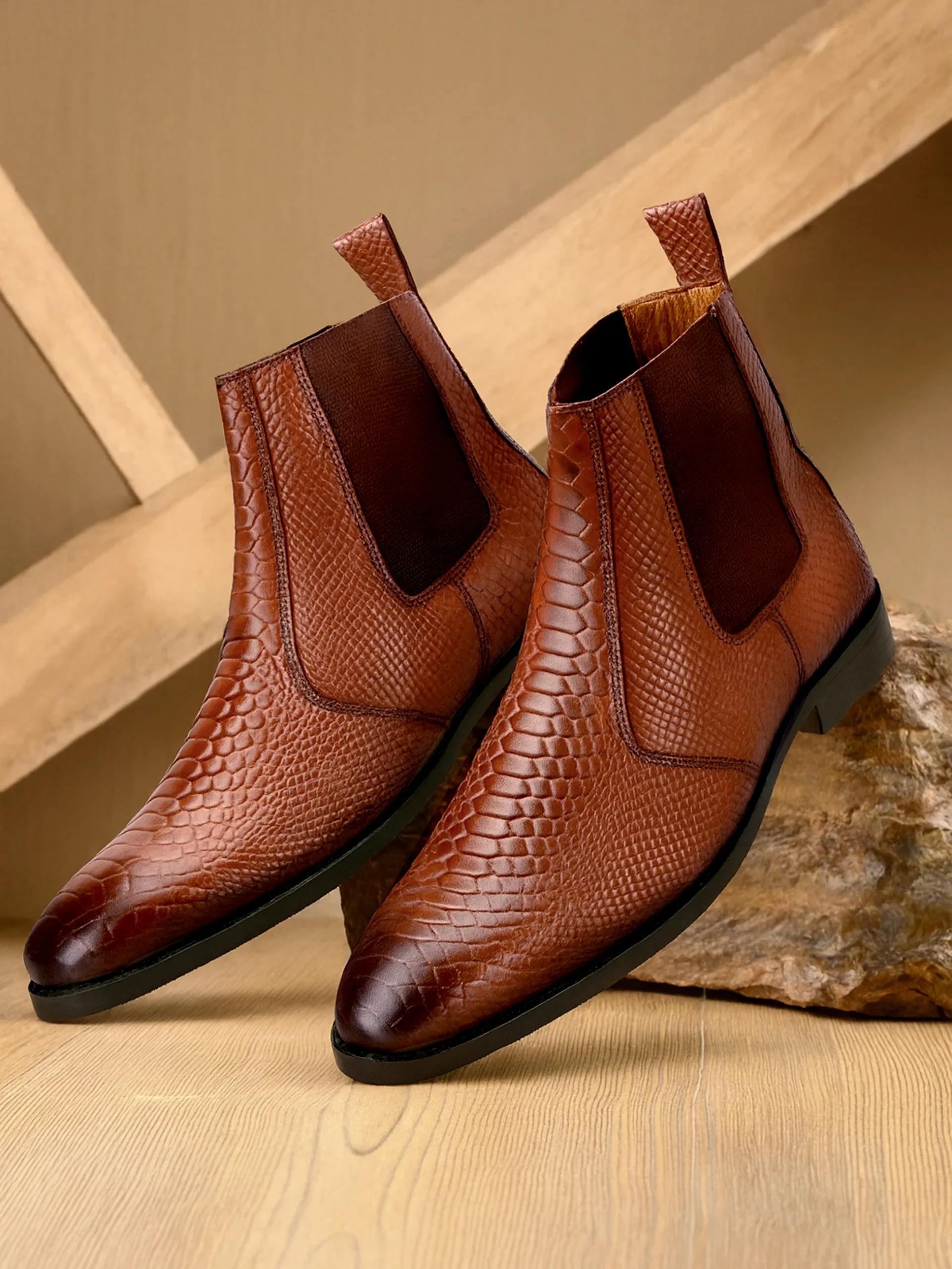 Fuel - Croco Chelsea Boot - Image 2
